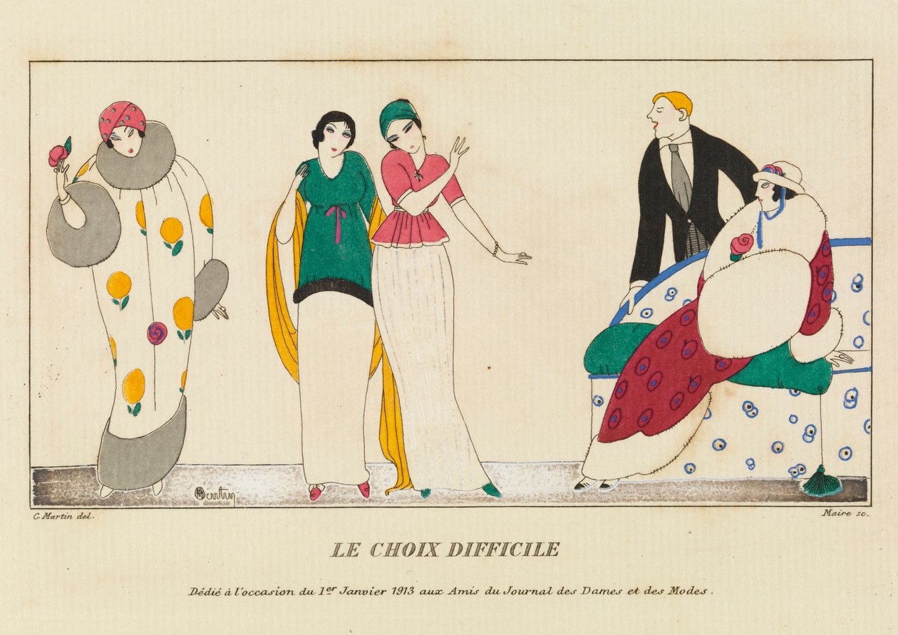 Prato de "Le Choix Difficle" (A escolha difícil) de Charles Martin
