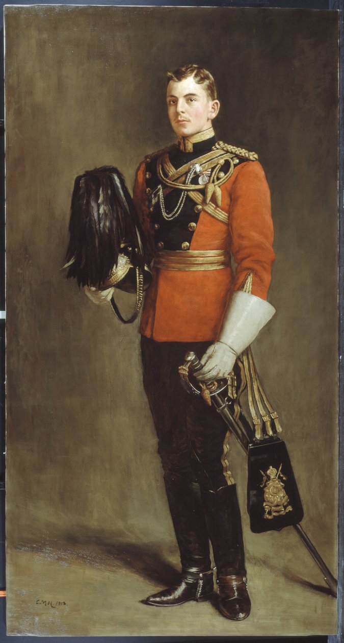 Segundo Tenente Edward Younger, 16th Queen&39;s Own Lancers, 1901 por volta de de Charles Martin Hardie