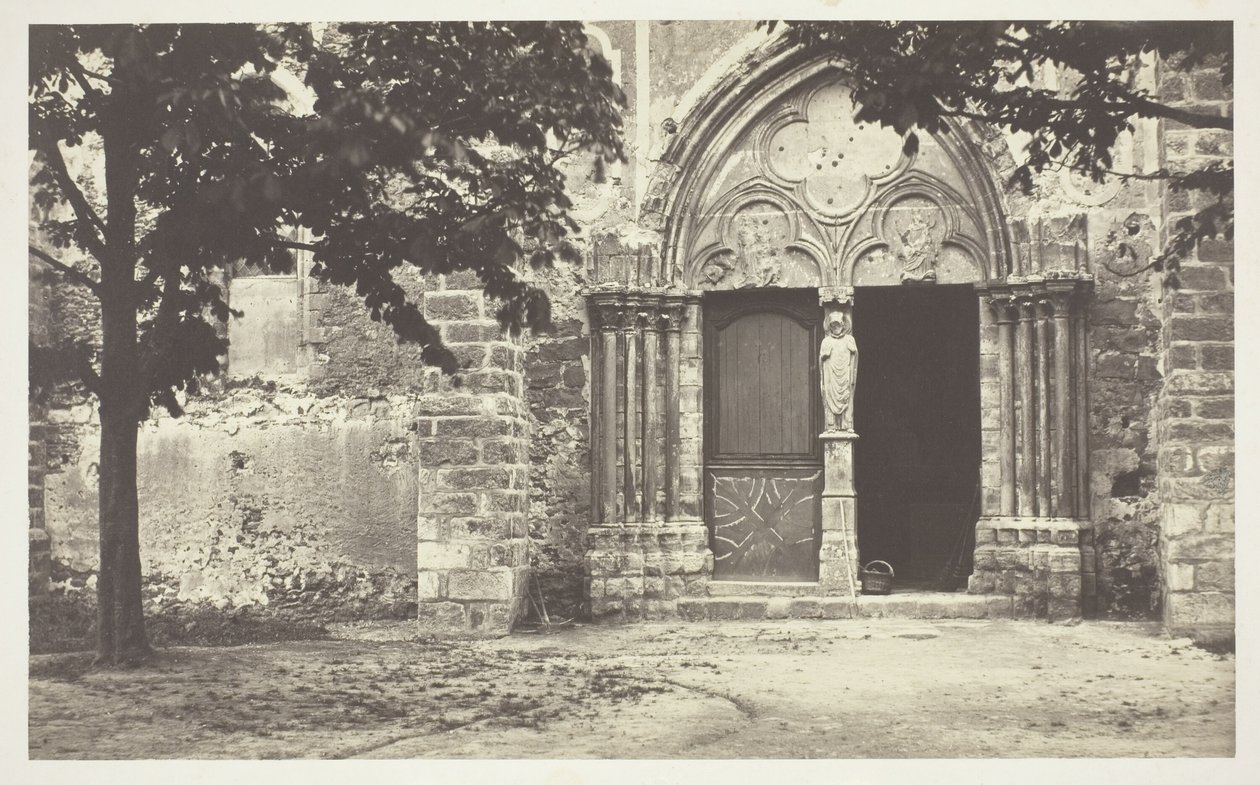 Igreja de Villeneuve le Comte, Seine-et-Marne (Igreja de Villeneuve le Comte, Seine-et-Marne) de Charles Marville