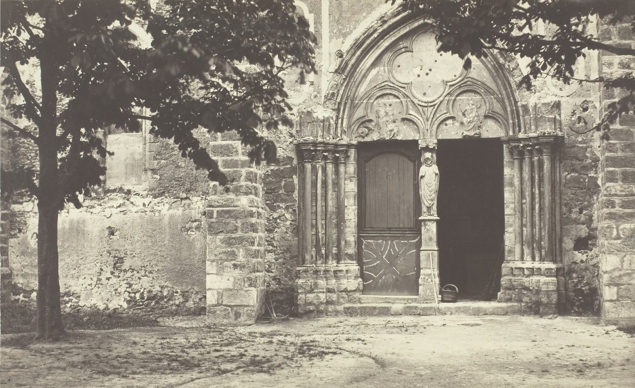 Igreja de Villeneuve le Comte, Seine-et-Marne Igreja de Villeneuve le Comte, Seine-et-Marne, 1862. de Charles Marville