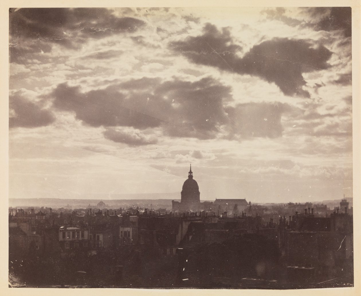 [Estudo das nuvens sobre Paris] de Charles Marville