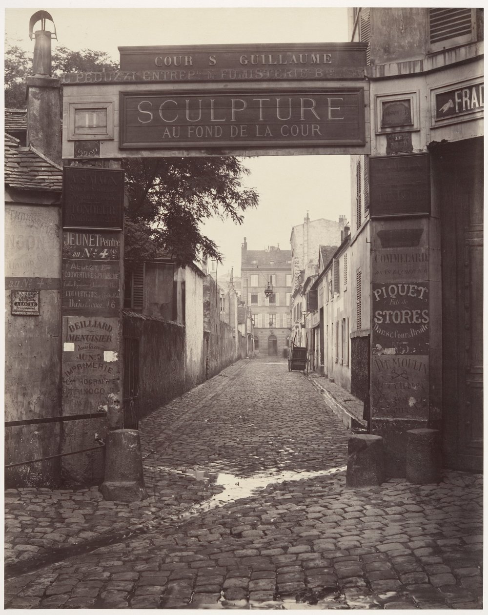 Pátio Saint-Guillaume de Charles Marville