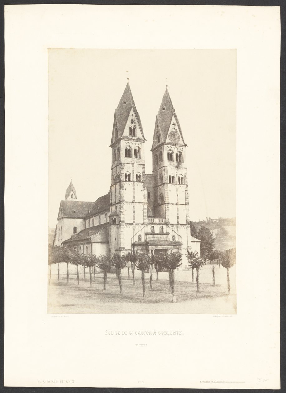 Igreja de São Castor em Coblentz de Charles Marville
