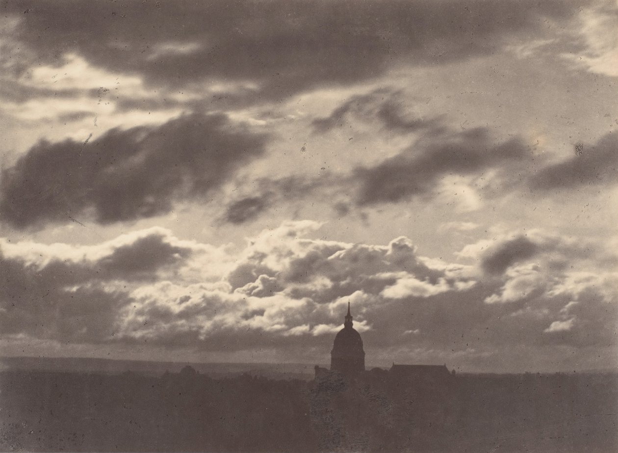 Estudo do céu, 1855-56. de Charles Marville