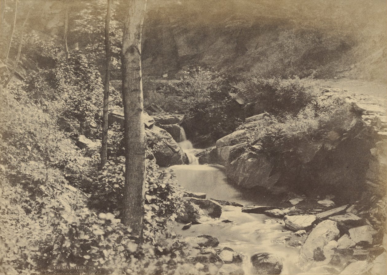[O vale suíço em St. Goarshausen]. de Charles Marville