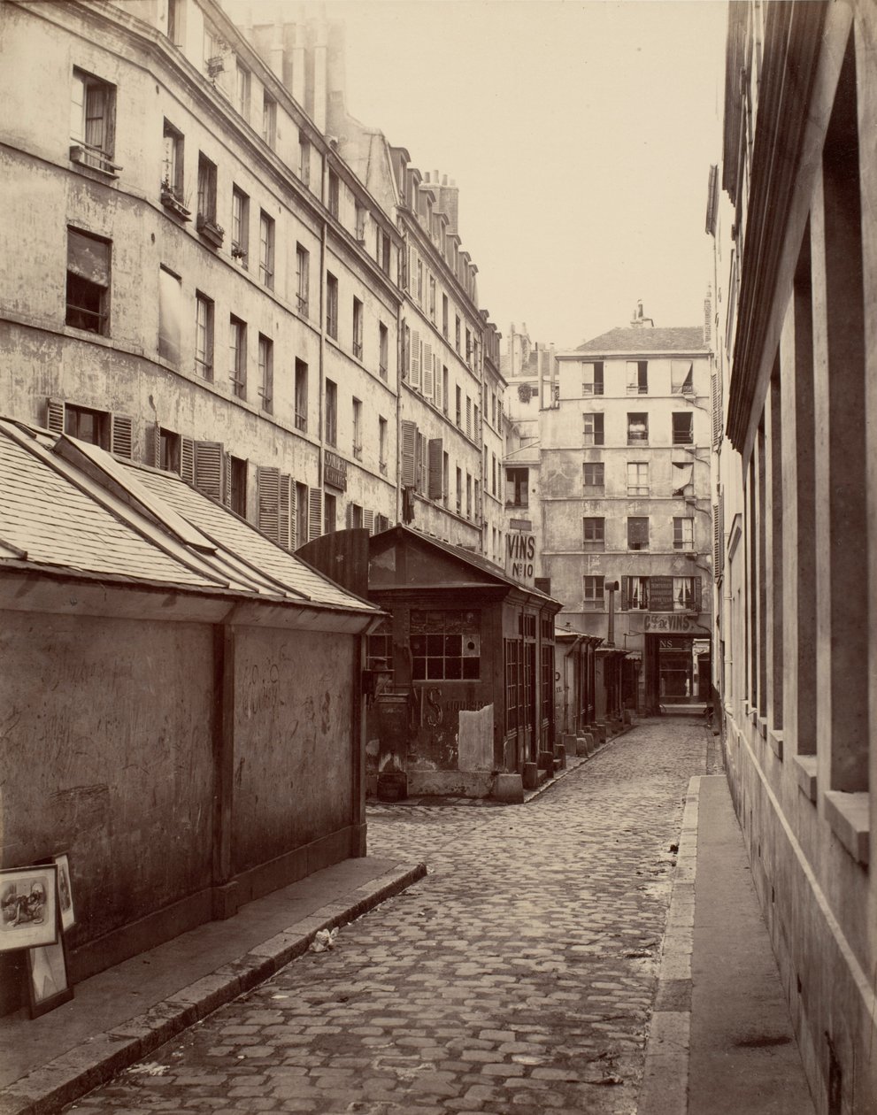Passagem das Deux-Sœurs na rue Lafayette de Charles Marville