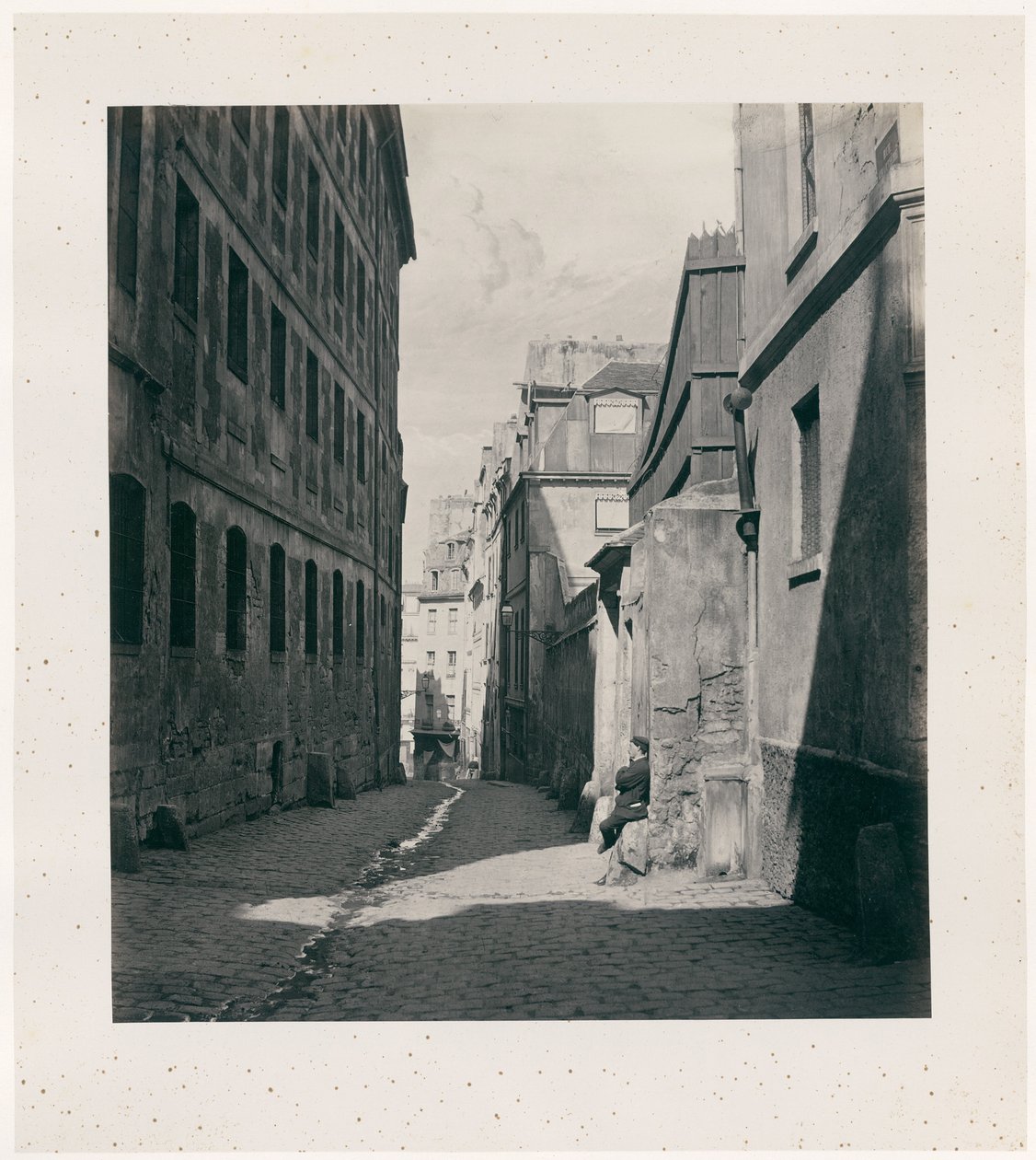 Rue Chartière (impasse Chartière) a partir da rue de Reims de Charles Marville