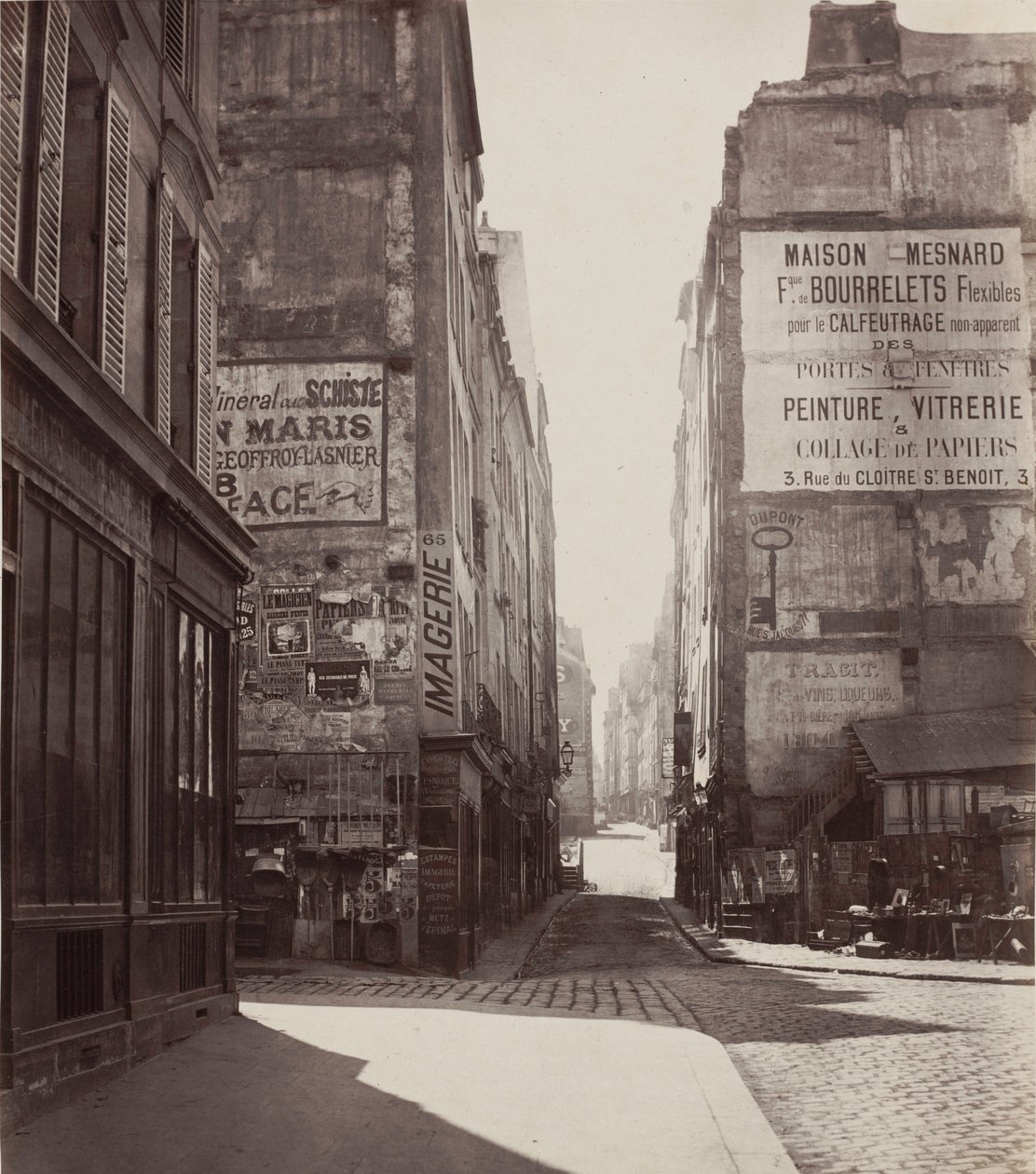 Rua Saint-Jacques, 1864 - antes de fevereiro de 1867 (foto) de Charles Marville