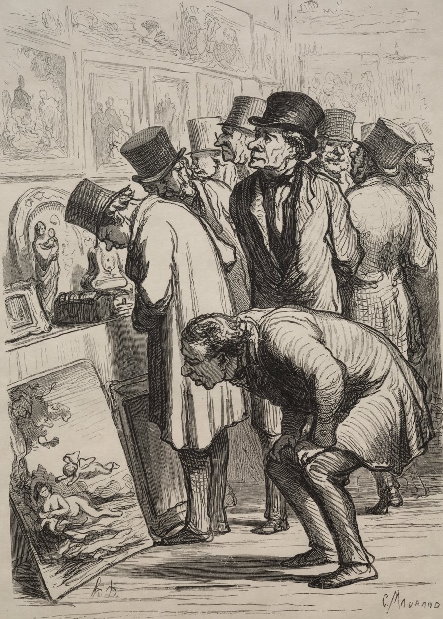 Galeria no Hotel Drouot: O dia da venda de Charles Maurand