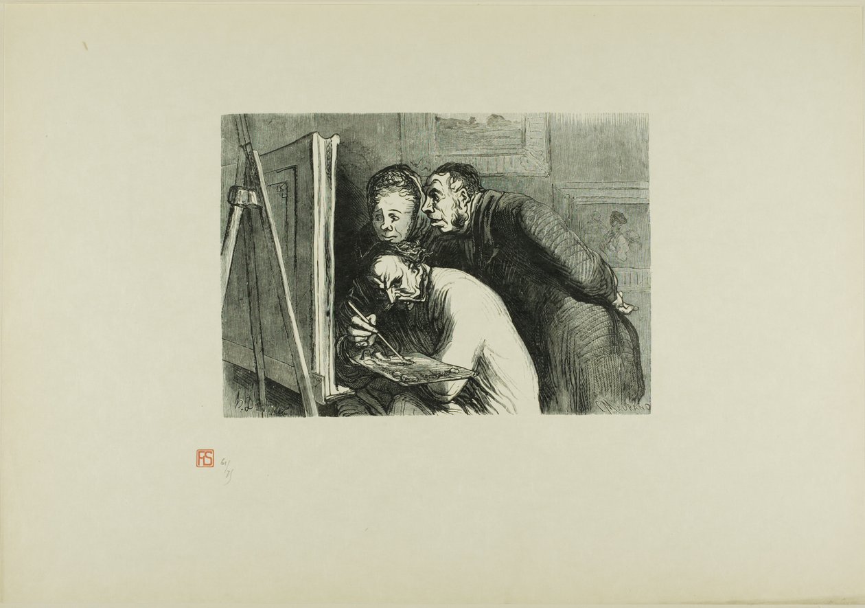O pintor e o burguês de Charles Maurand