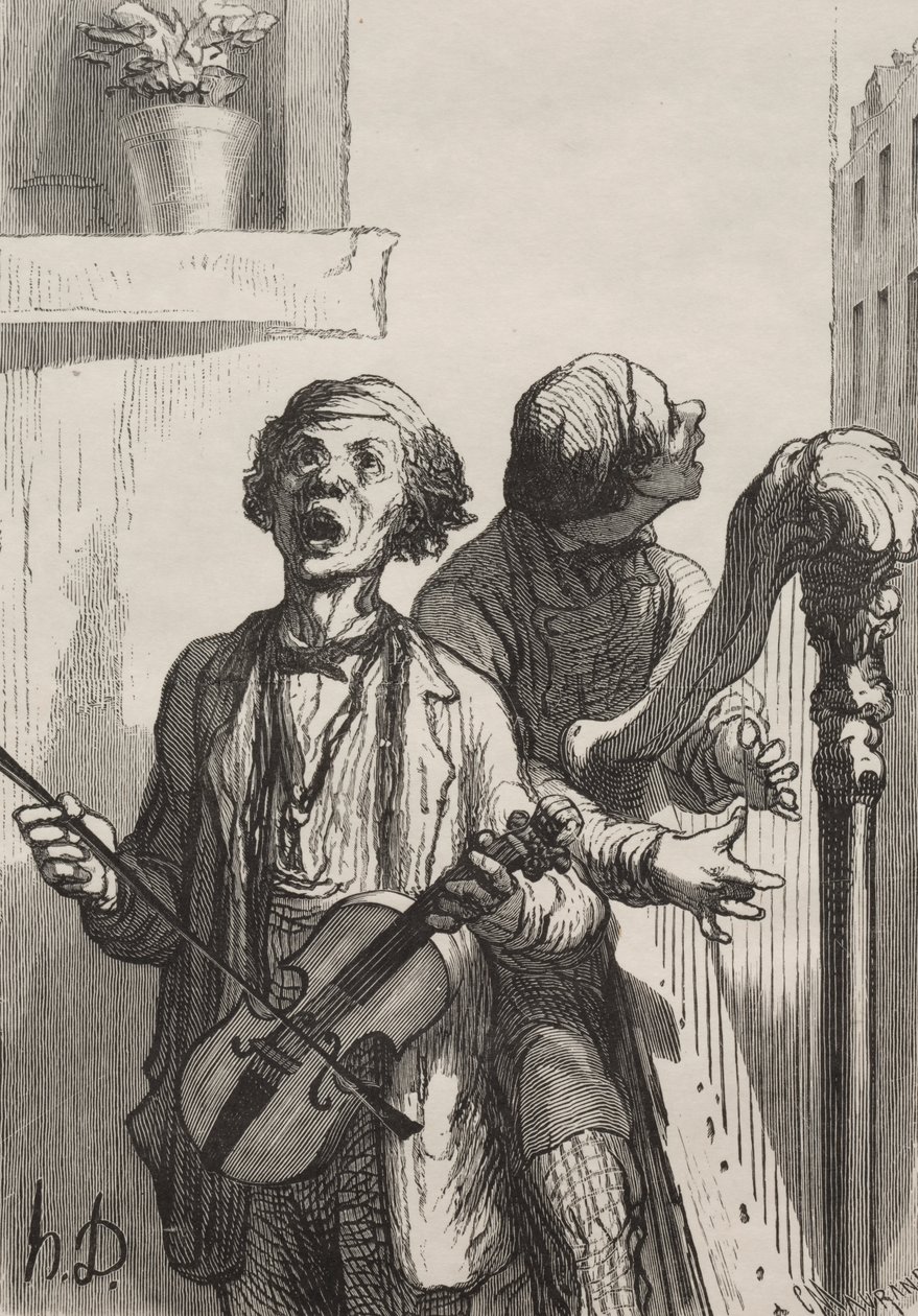 Cantores de rua de Charles Maurand