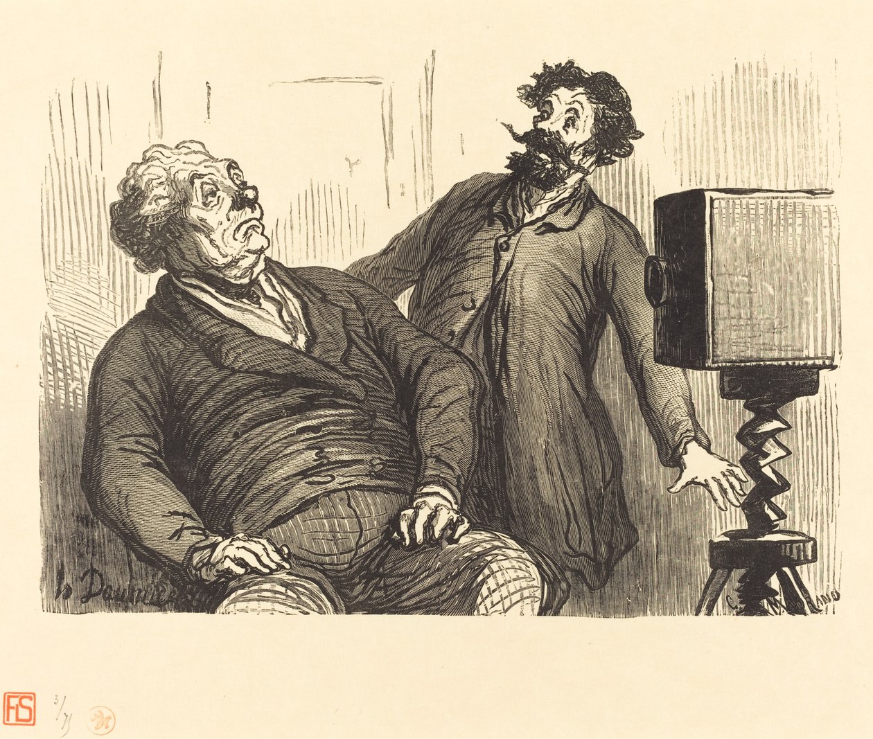 Fotógrafos e fotografias de Charles Maurand after Honoré Daumier