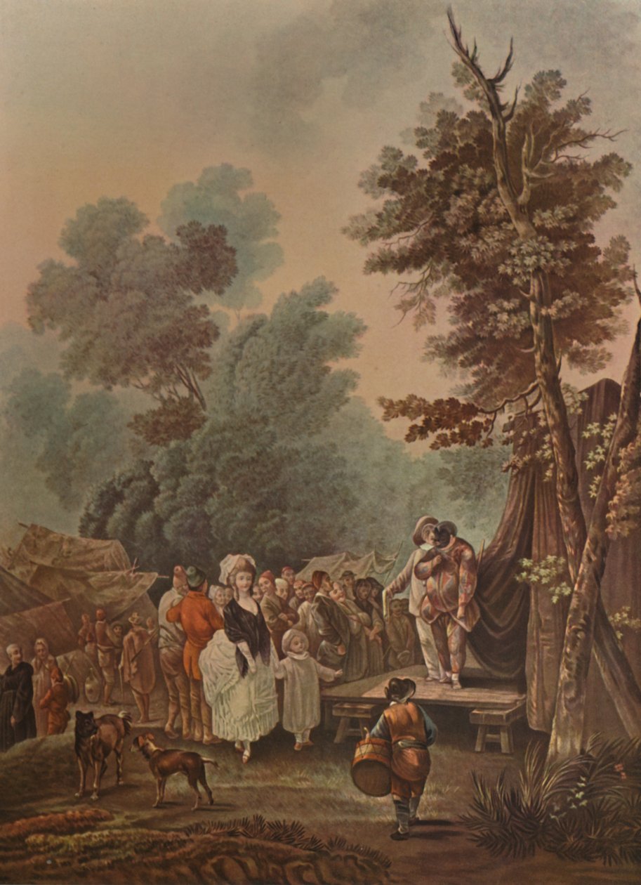 Feira da Vila, Feira da Vila, 1785, 1913 de Charles Melchior Descourtis
