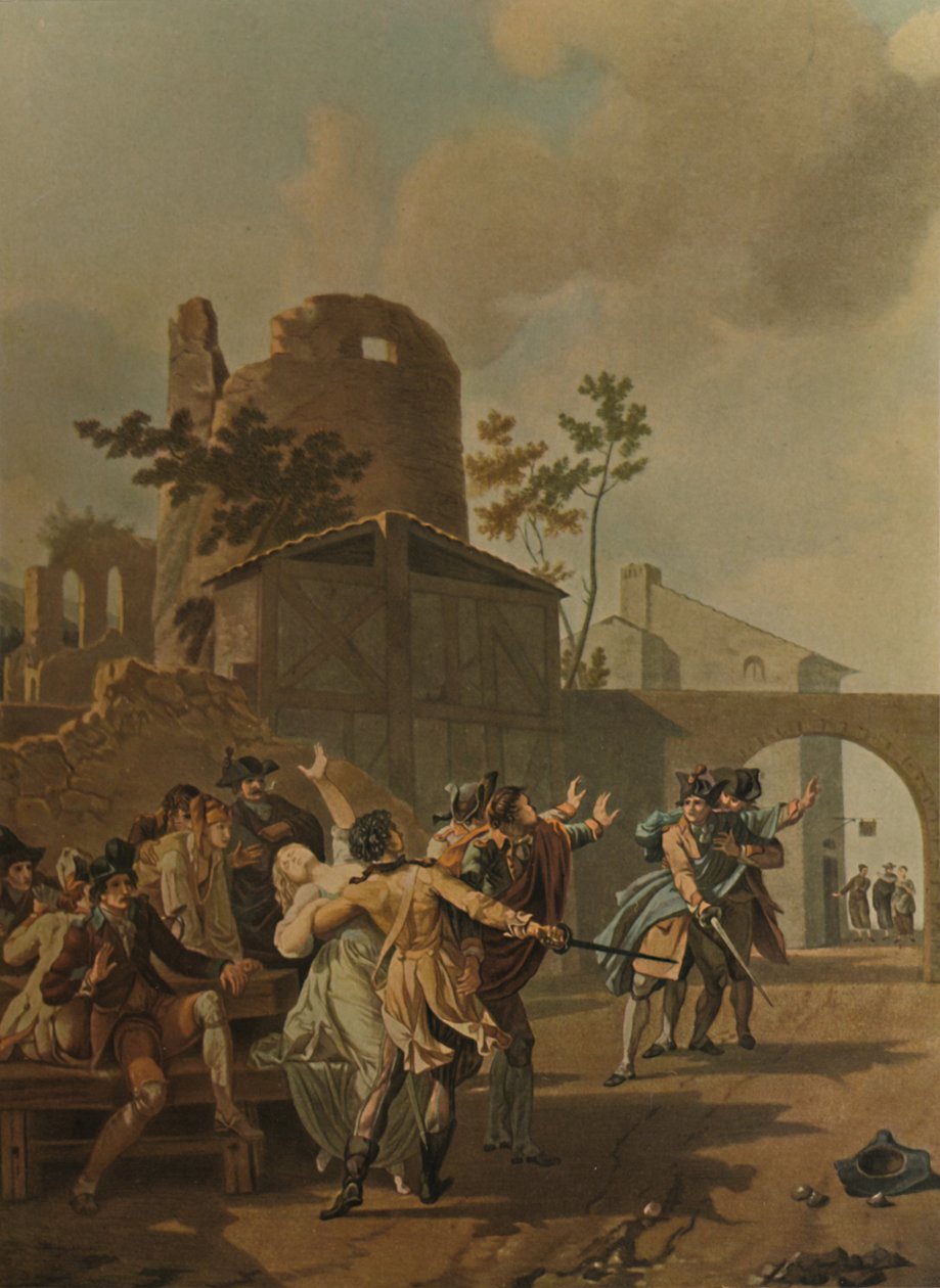 La Rixe, The Brawl, c1780, 1913 de Charles Melchior Descourtis