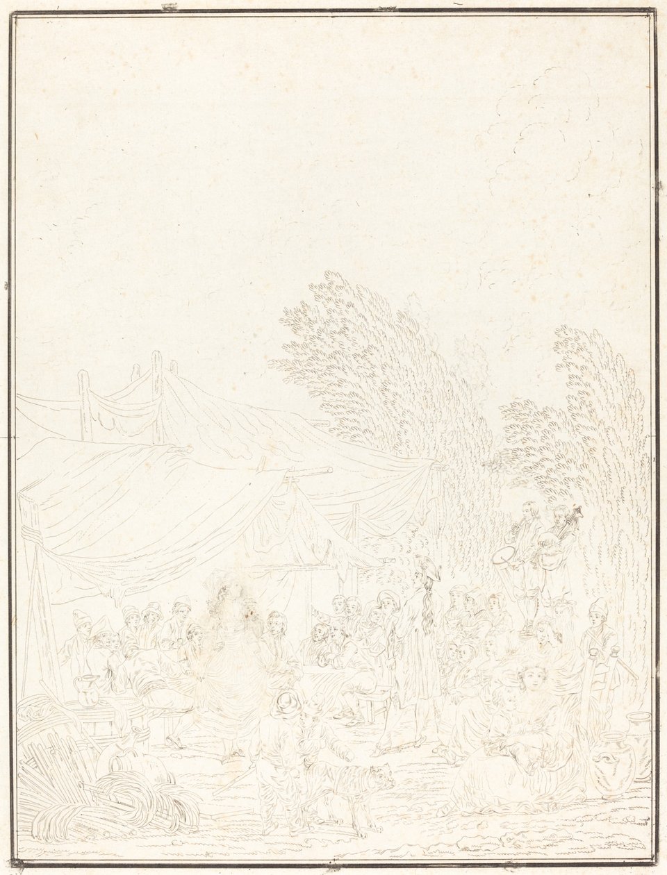 Noce de Village (Casamento na Aldeia) de Charles Melchior Descourtis after Nicolas Antoine Taunay