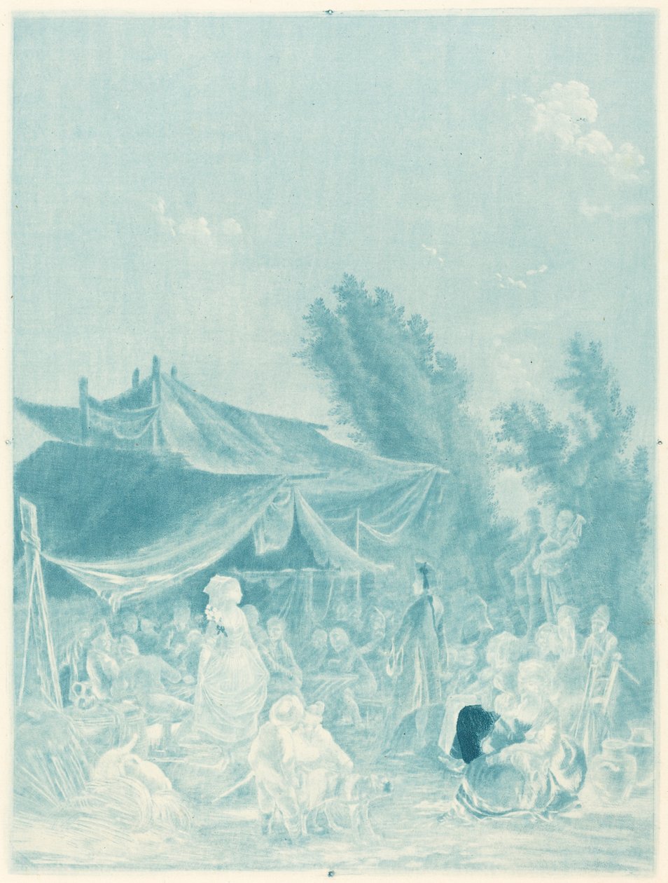 Noce de Village (Casamento na Aldeia) de Charles Melchior Descourtis after Nicolas Antoine Taunay