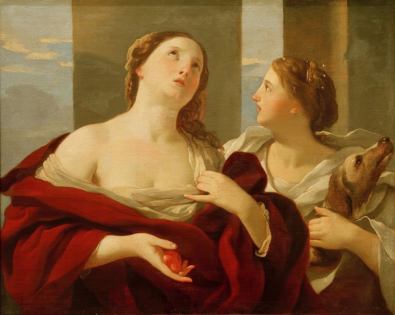 A alegoria do amor e fidelidade divinos de Charles Mellin