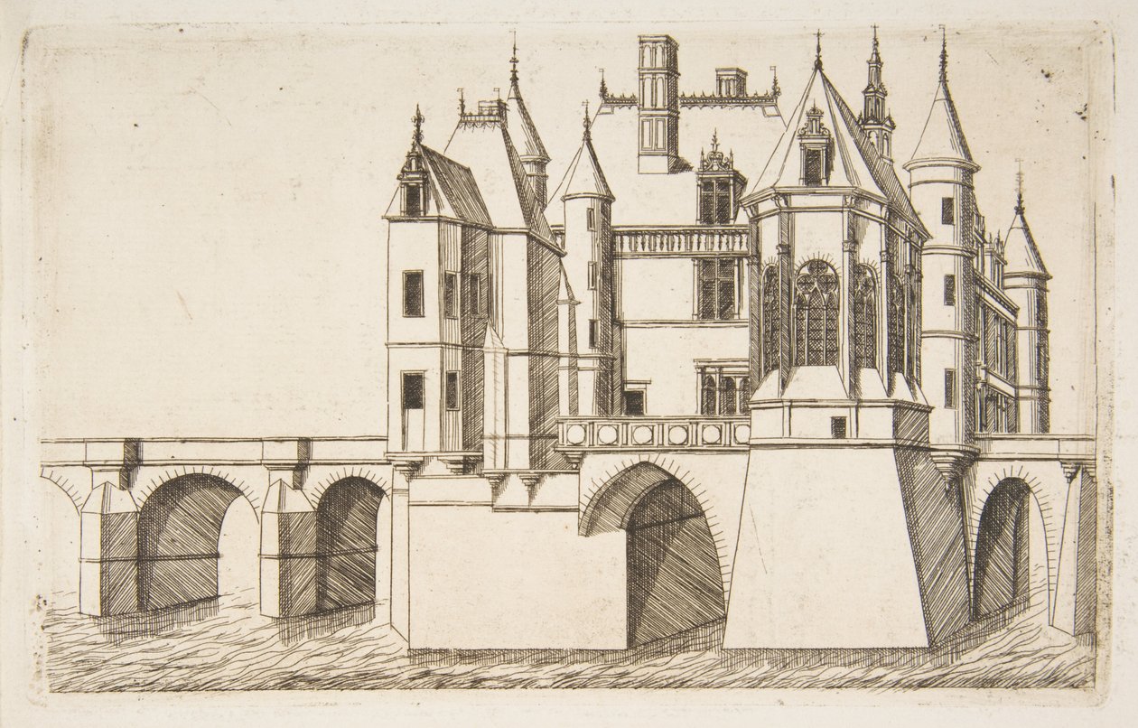 Castelo de Chenonceau, n.º 2 de Charles Meryon