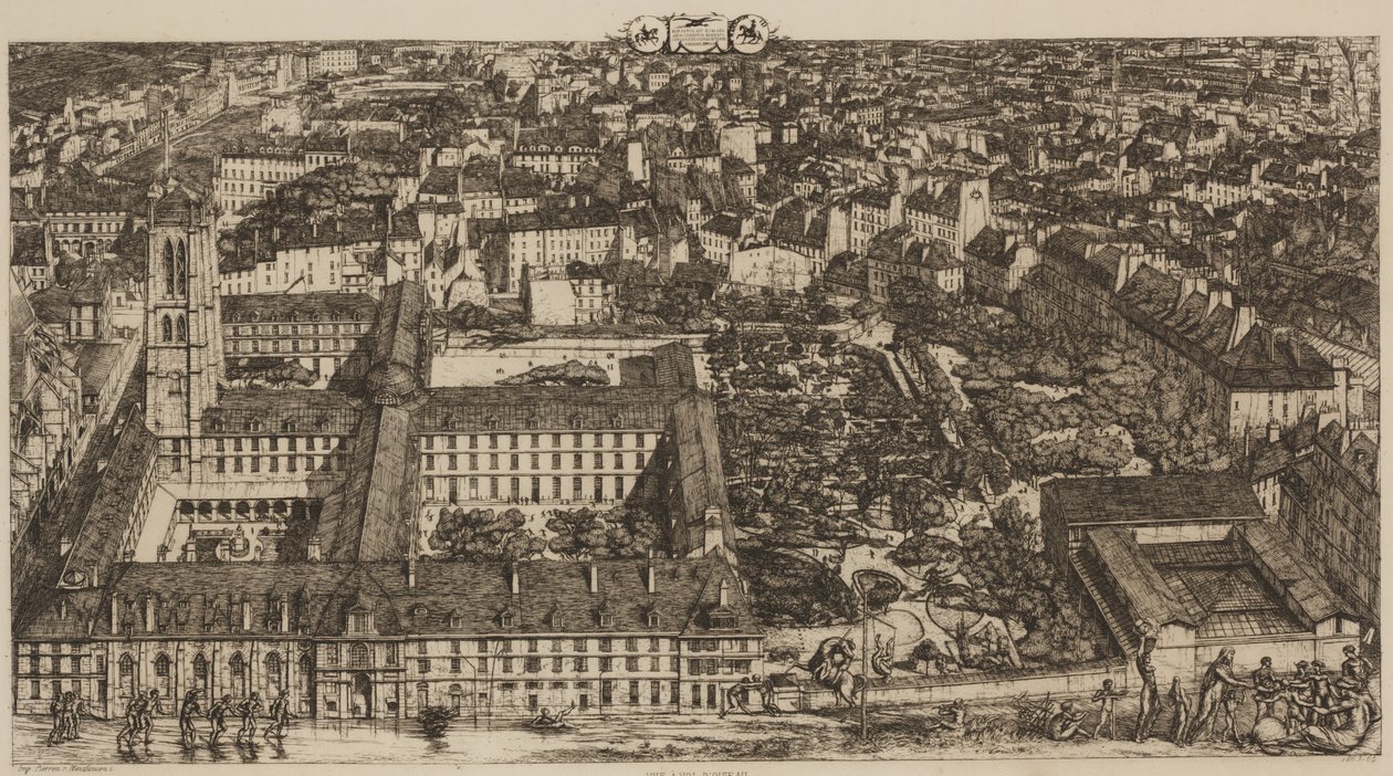 College Henri IV (ou Lycée Napoleon) de Charles Meryon