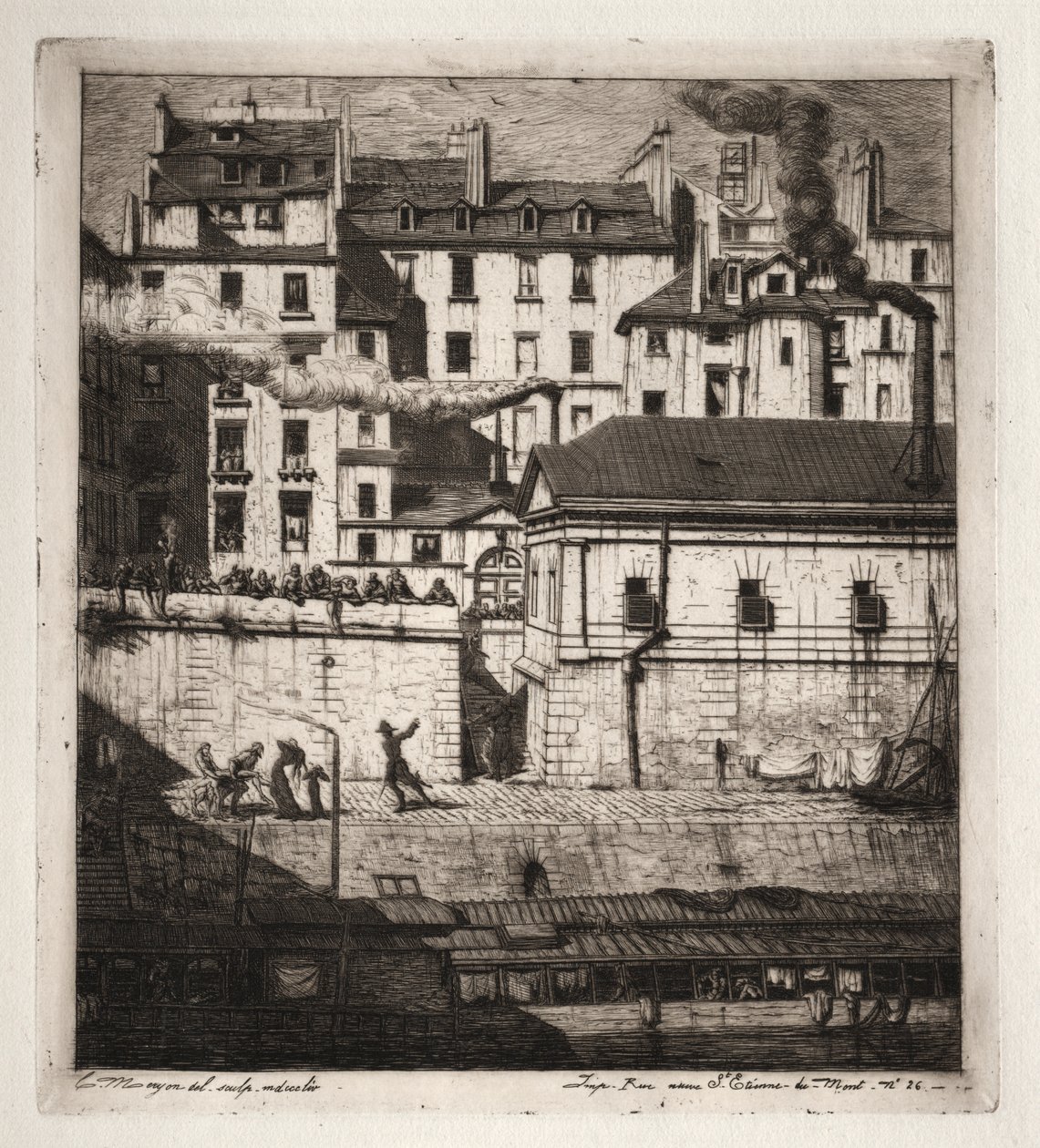 Água-forte de Paris: O Mortuário de Charles Meryon