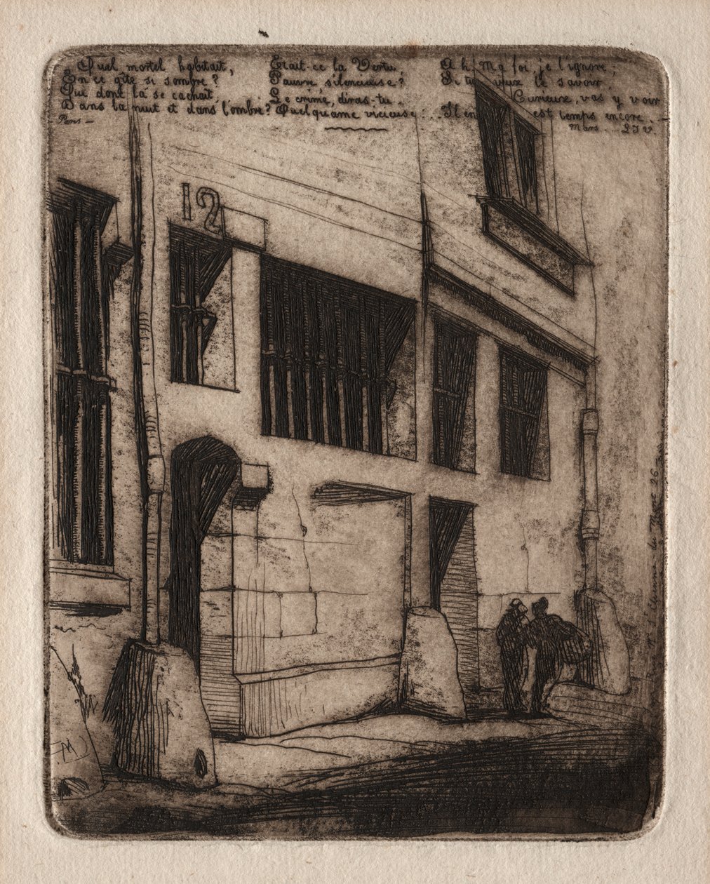 Água-forte de Paris: A Rua dos Bad Boys de Charles Meryon