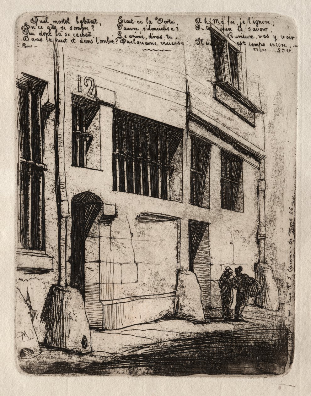 Água-forte de Paris: A Rua dos Bad Boys de Charles Meryon