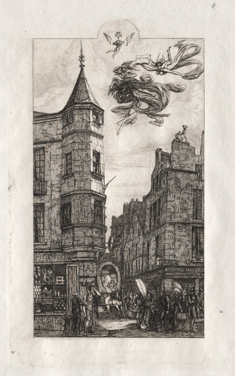 Gravuras de Paris: Turret, rue de l