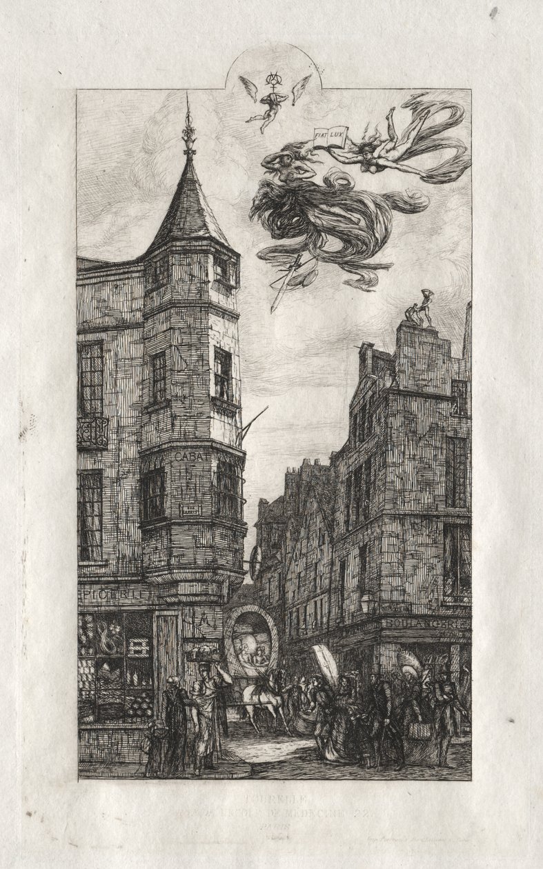 Gravuras de Paris: Turret, rue de l