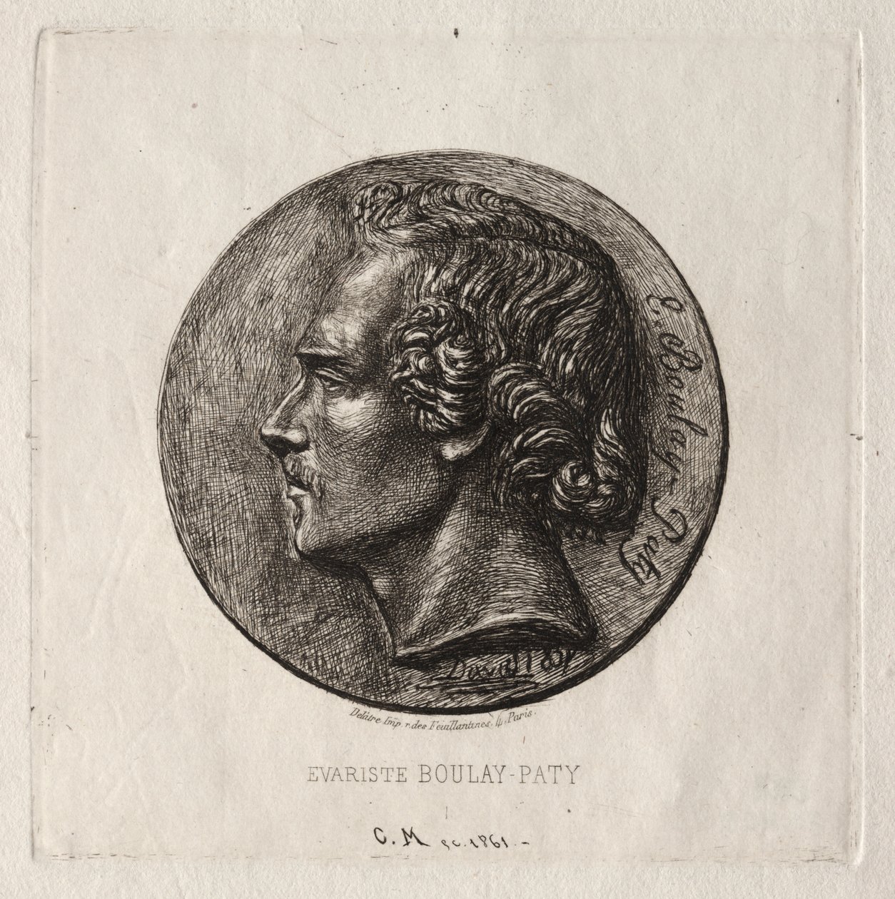 Evariste Boulay-Paty; um poeta de Charles Meryon