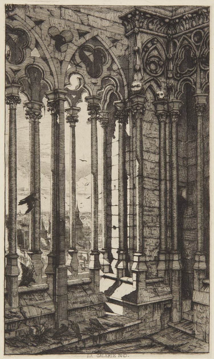 A galeria, Notre-Dame de Charles Meryon