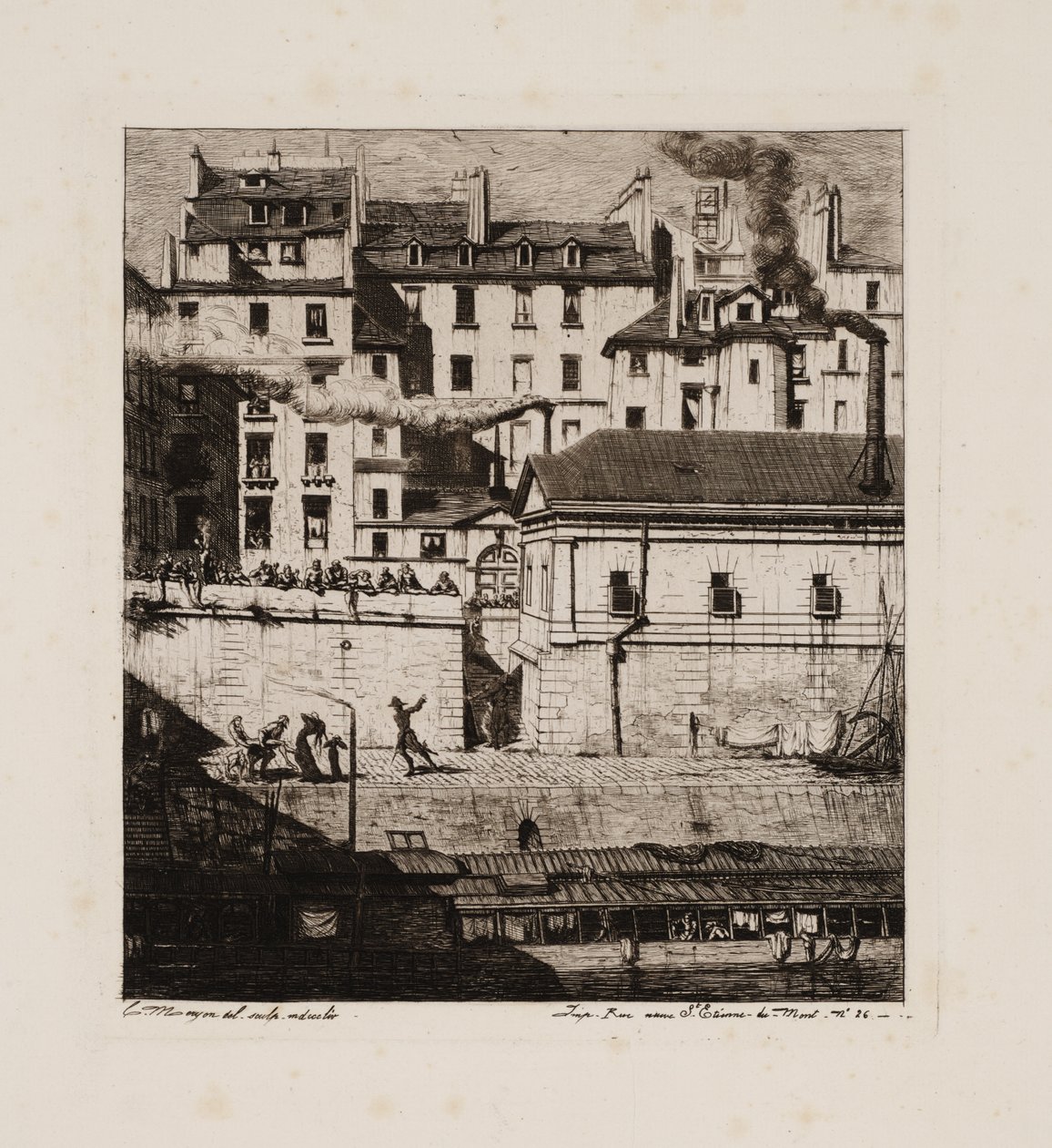 A morgue, Paris de Charles Meryon