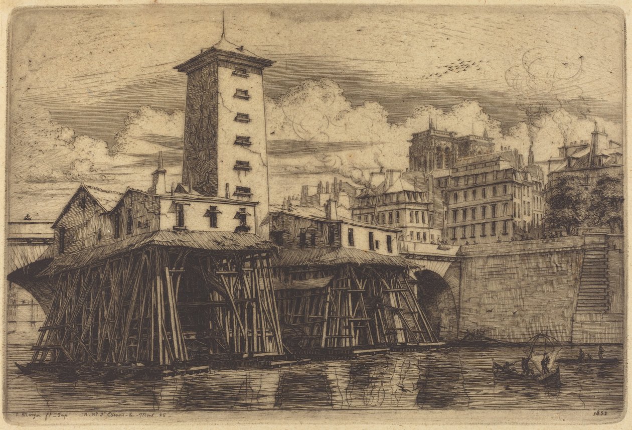 Bomba de Notre Dame, Paris (A bomba de Notre Dame) de Charles Meryon