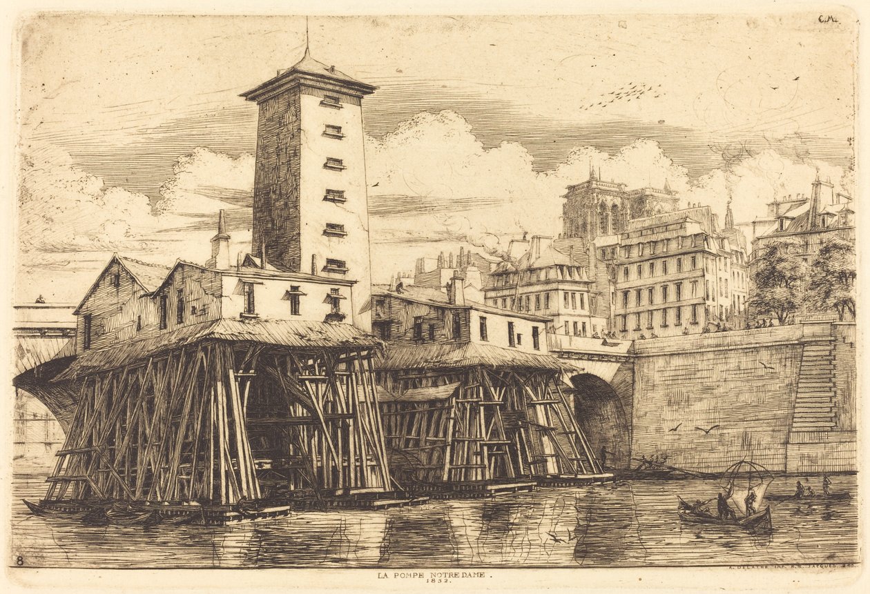 Bomba de Notre Dame, Paris (A bomba de Notre Dame) de Charles Meryon