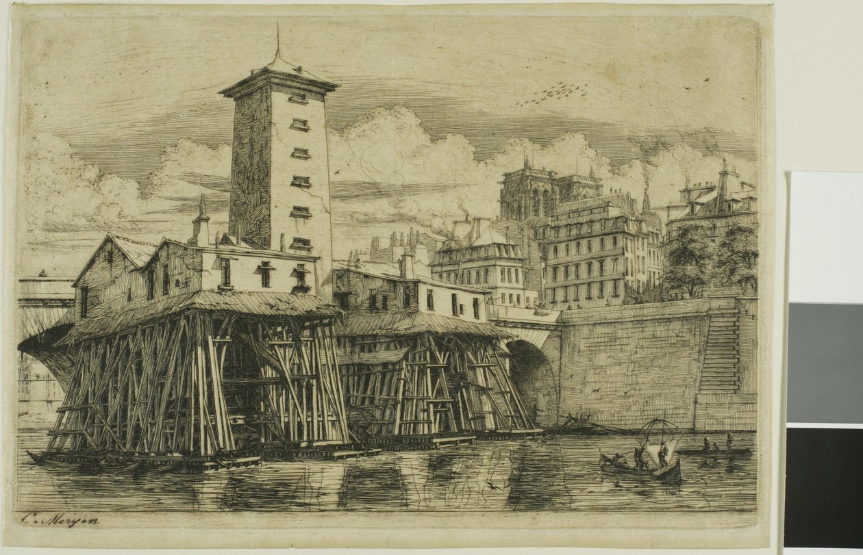Bomba de Notre-Dame, Paris de Charles Meryon