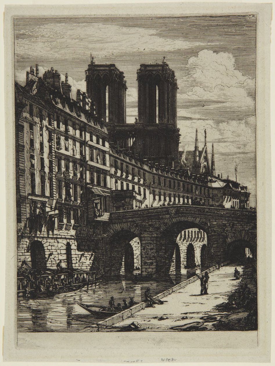A Ponte Pequena de Charles Meryon