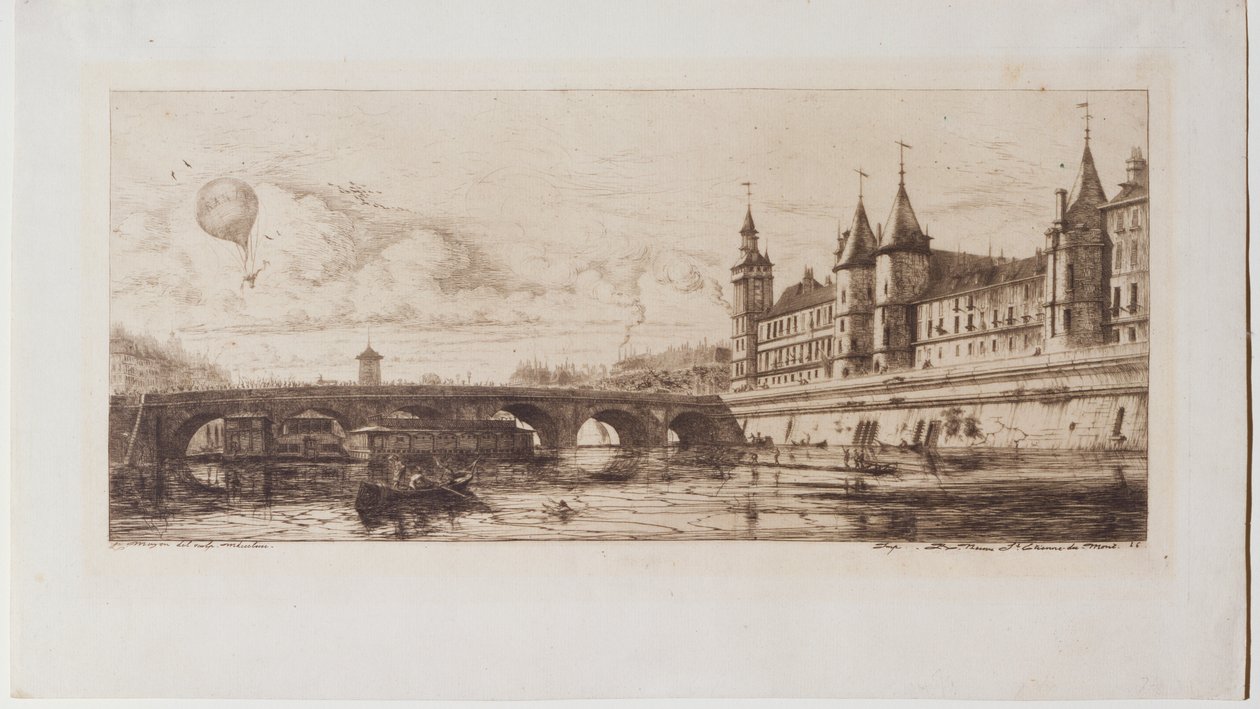 A Pont au Change de Charles Meryon
