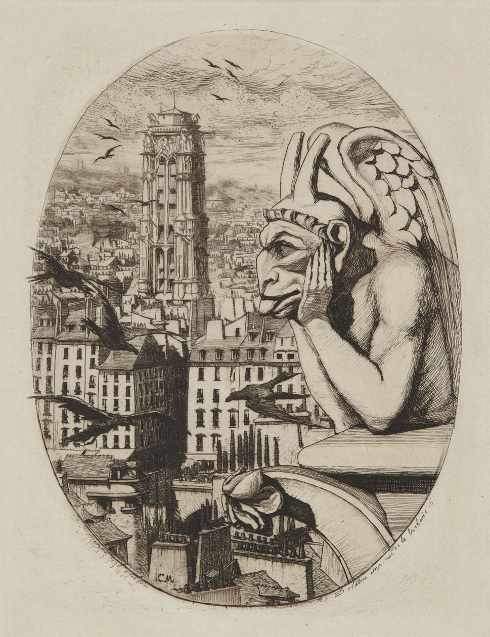 O Estrige (O vampiro) de Charles Meryon