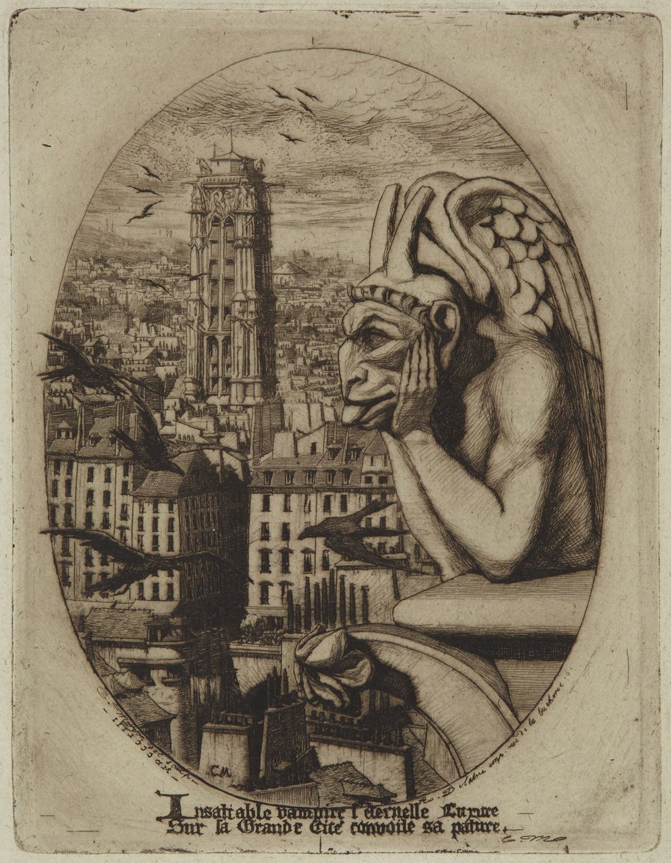 O Stryge de Charles Meryon