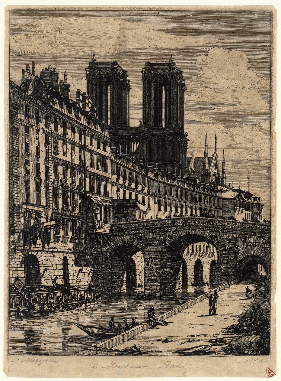 A pequena ponte de Charles Meryon