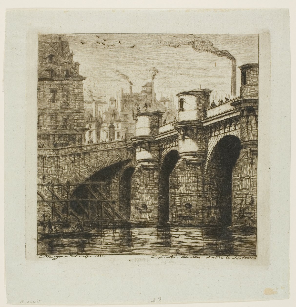 Ponte Neuf, Paris de Charles Meryon