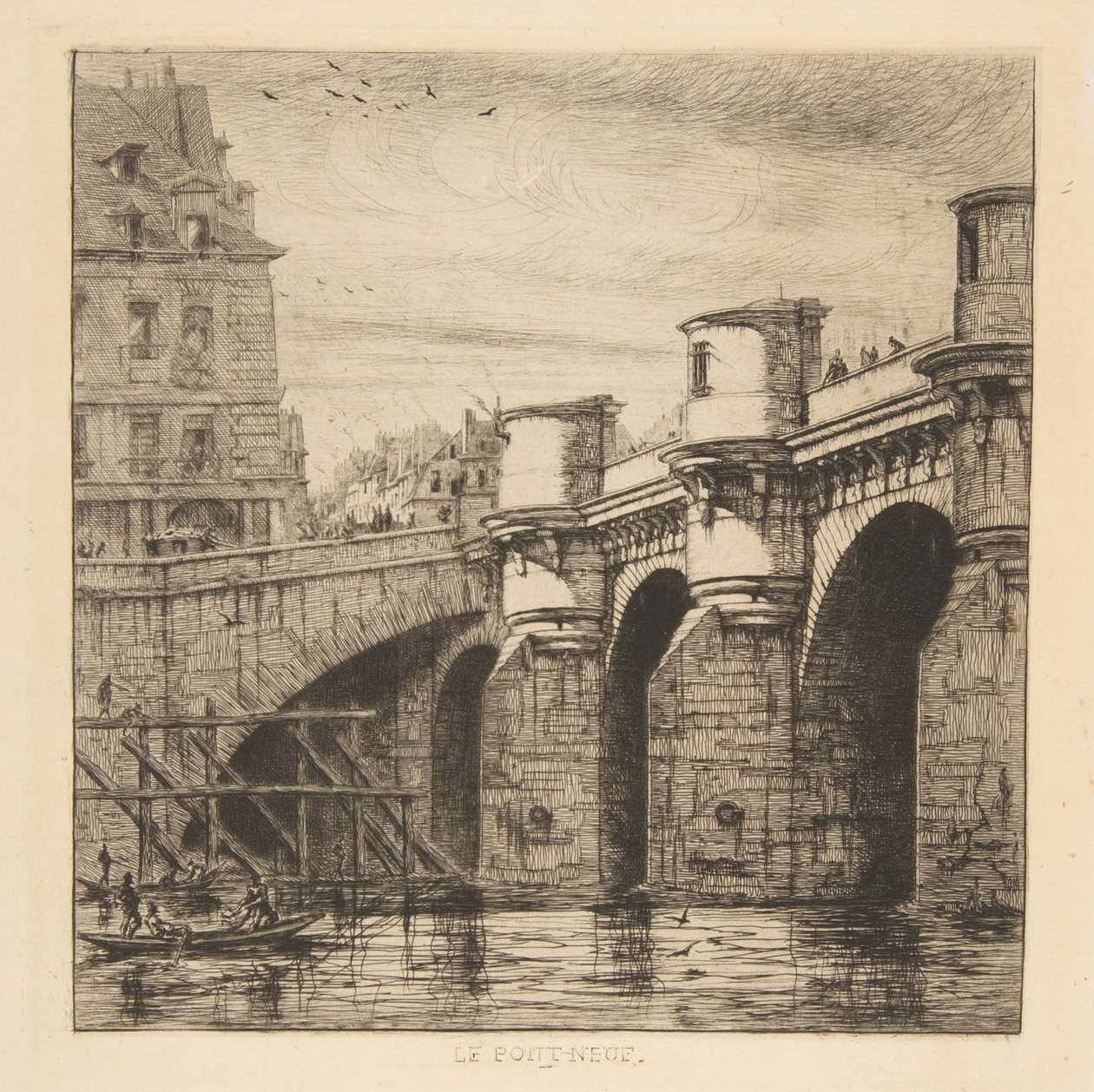 Pont-Neuf, Paris de Charles Meryon