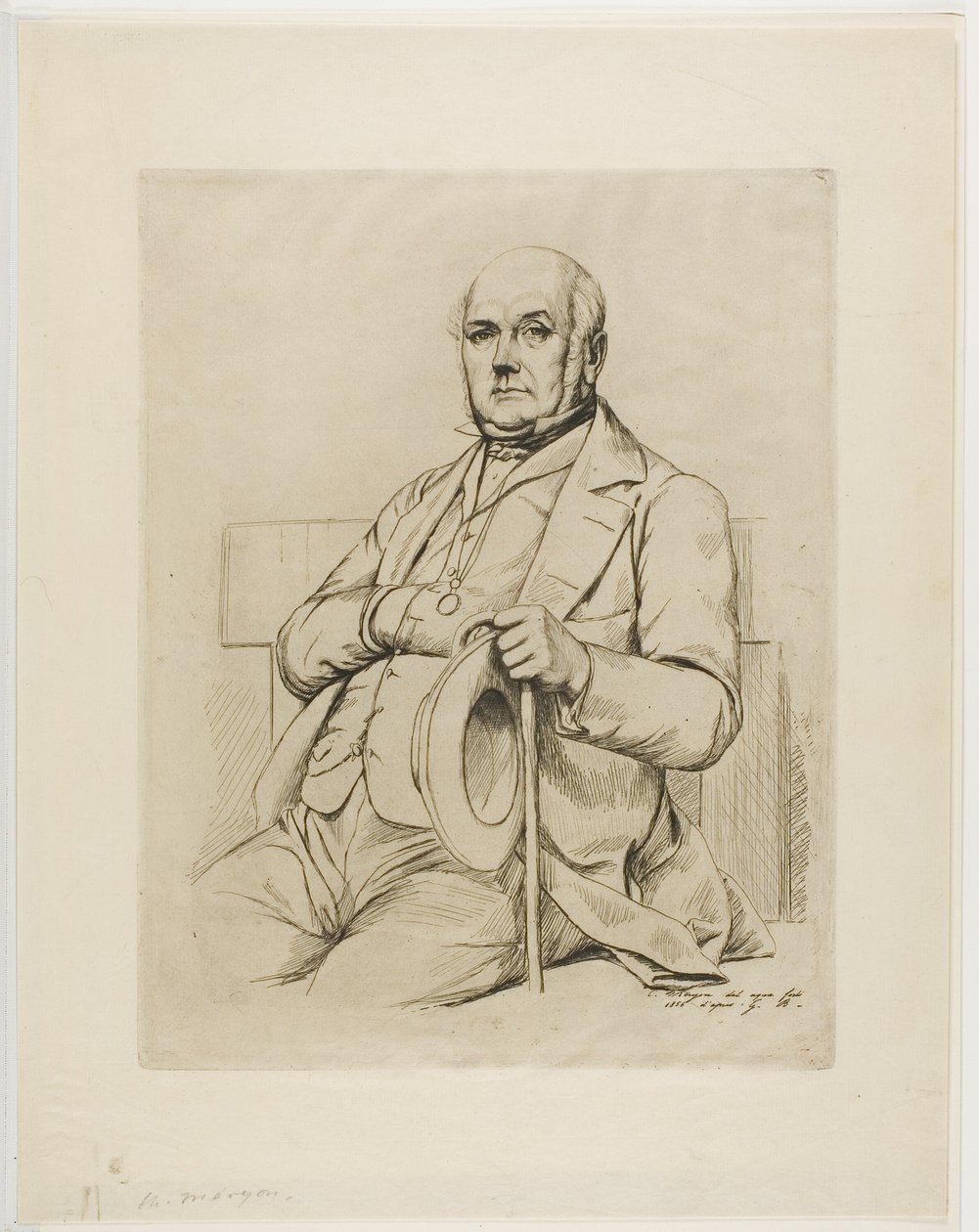 Retrato de Casimiro o Conto de Charles Meryon