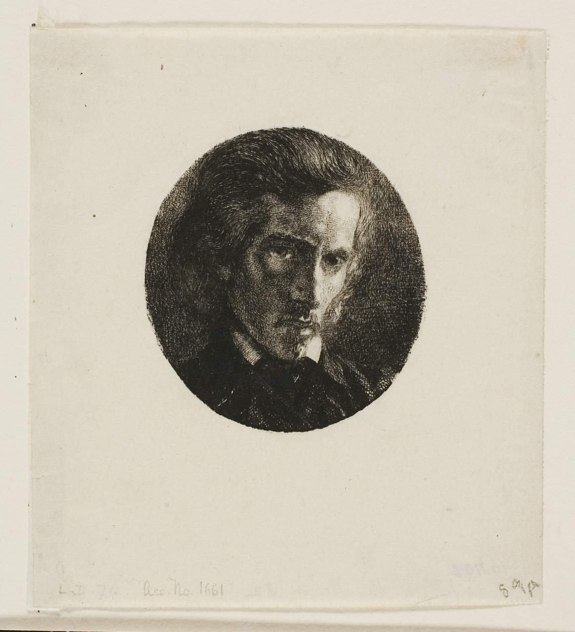 Retrato de Edmond de Courtives de Charles Meryon