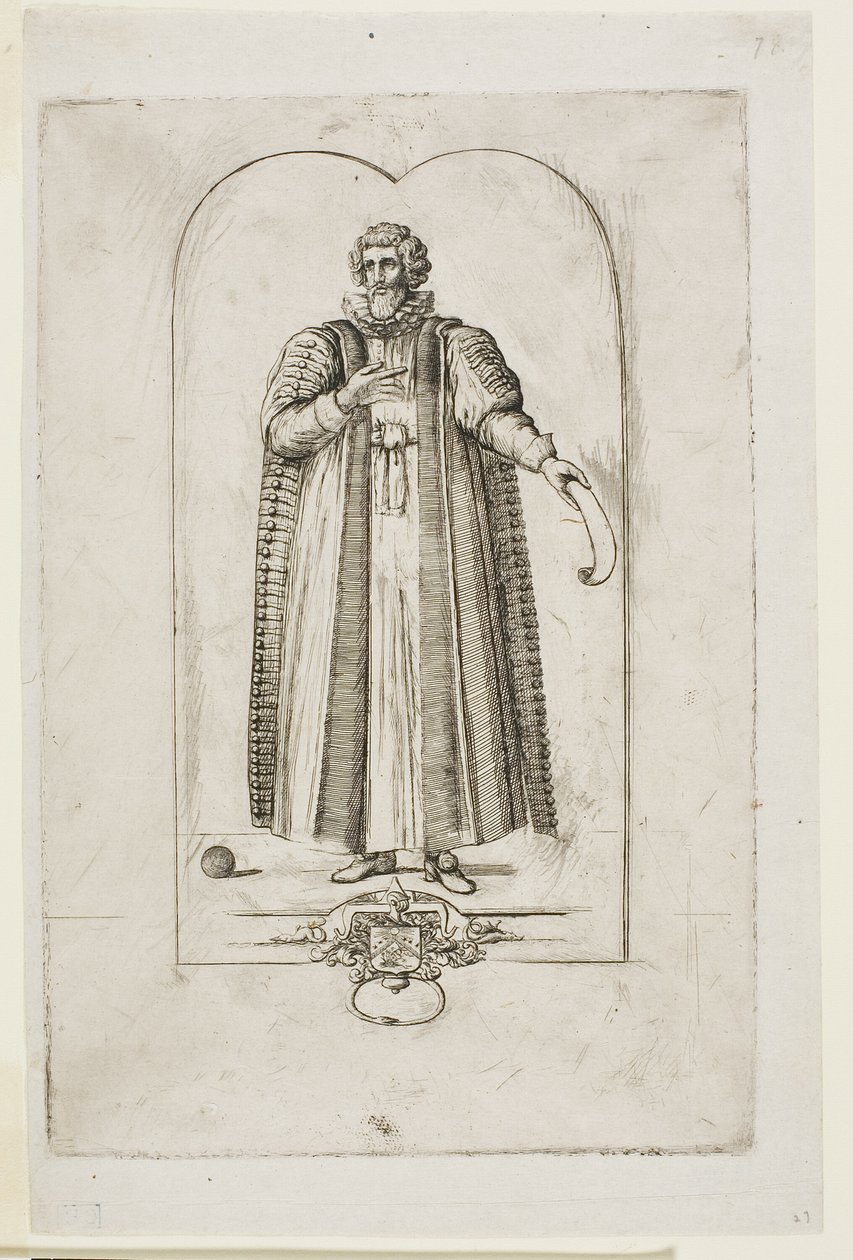 Retrato de François Viéte de Charles Meryon