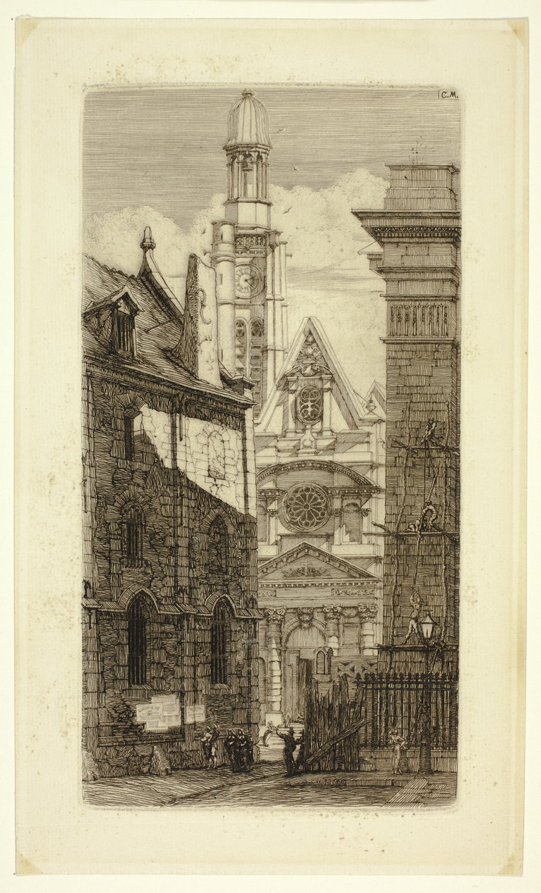 Saint-Etienne-du-Mont de Charles Meryon