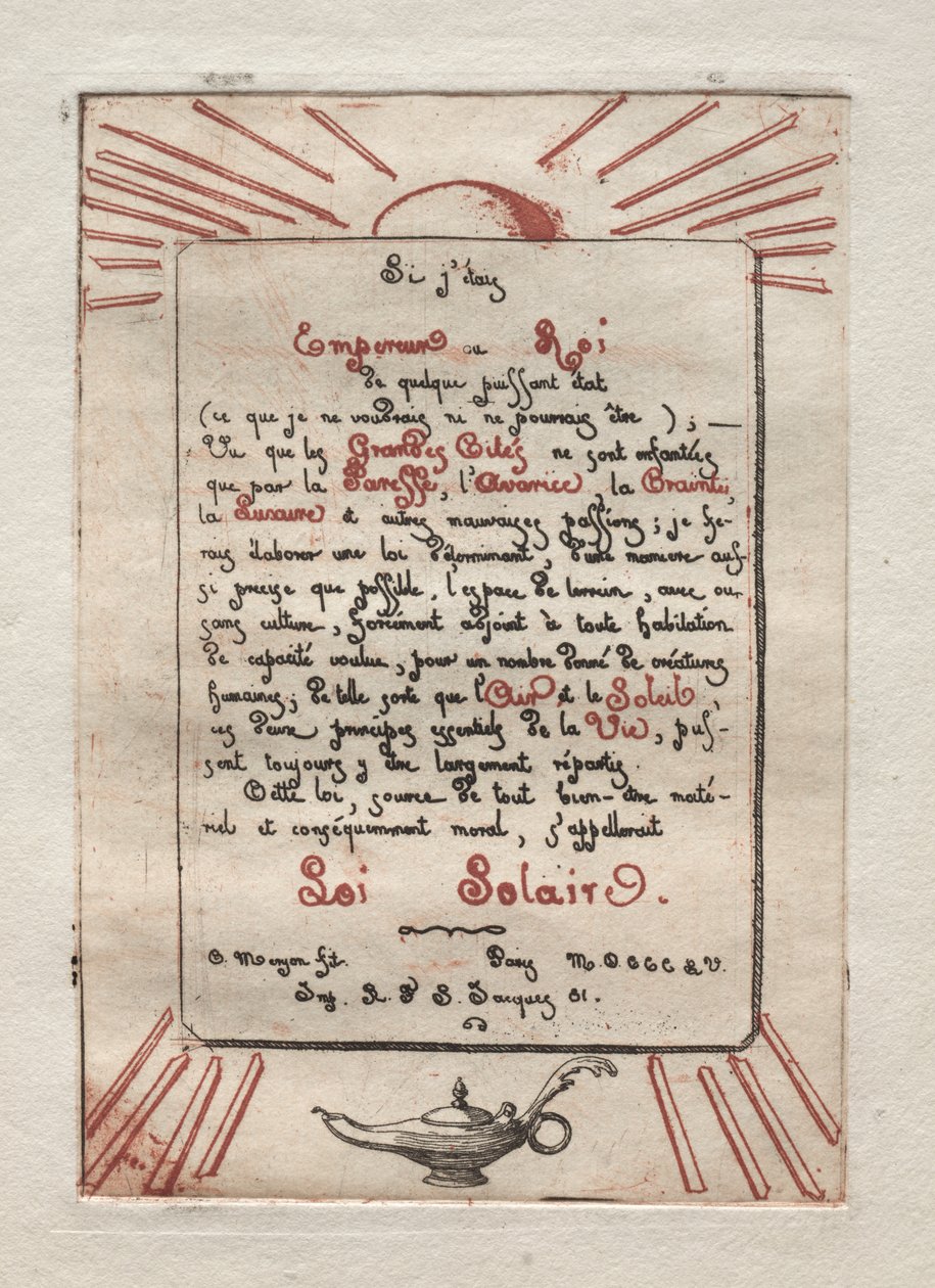 Lei Solar de Charles Meryon
