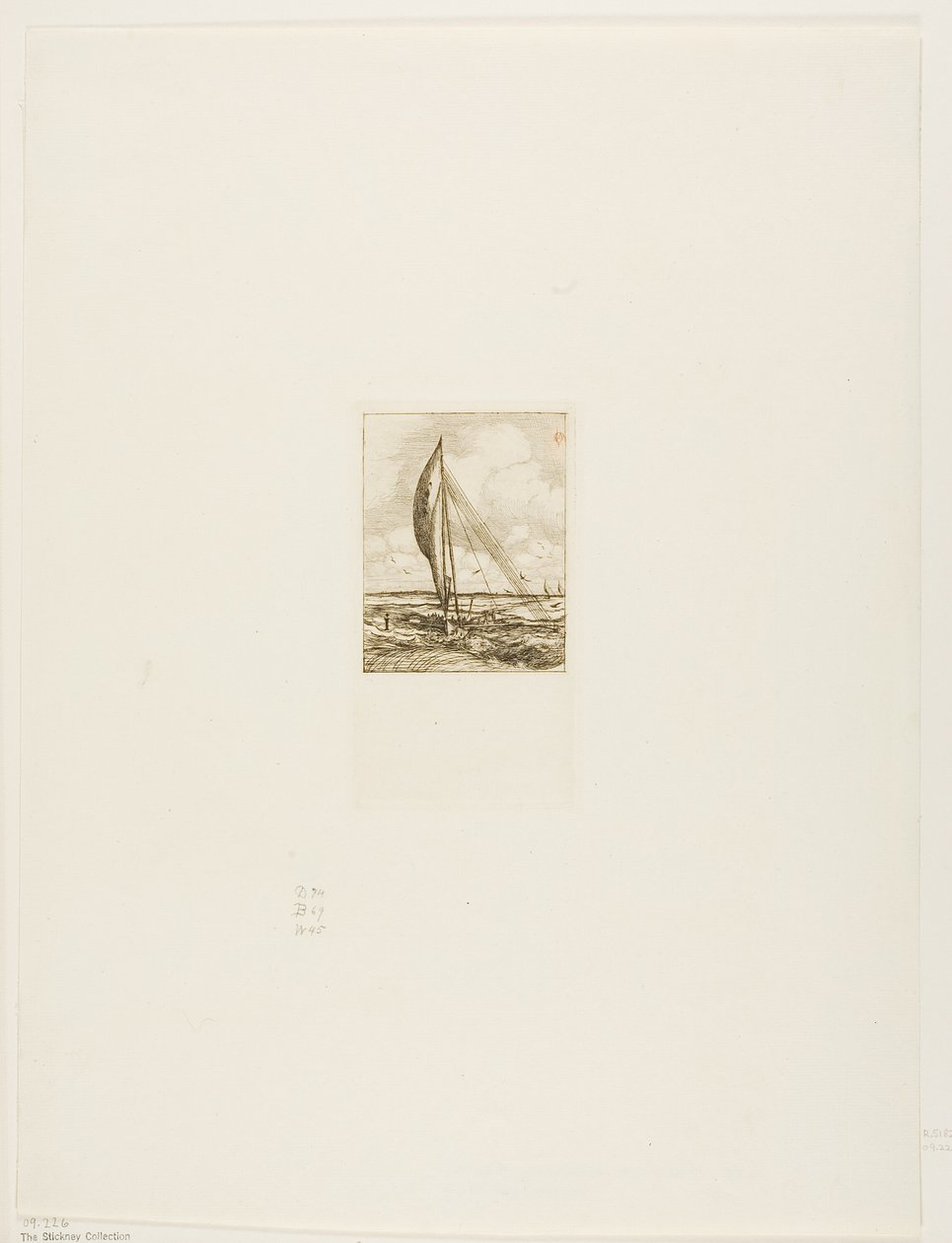 Swift-Sailing Proa, Arquipélago de Mulgrave, Oceania de Charles Meryon