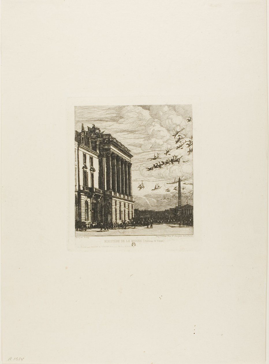 O Almirantado, Paris de Charles Meryon