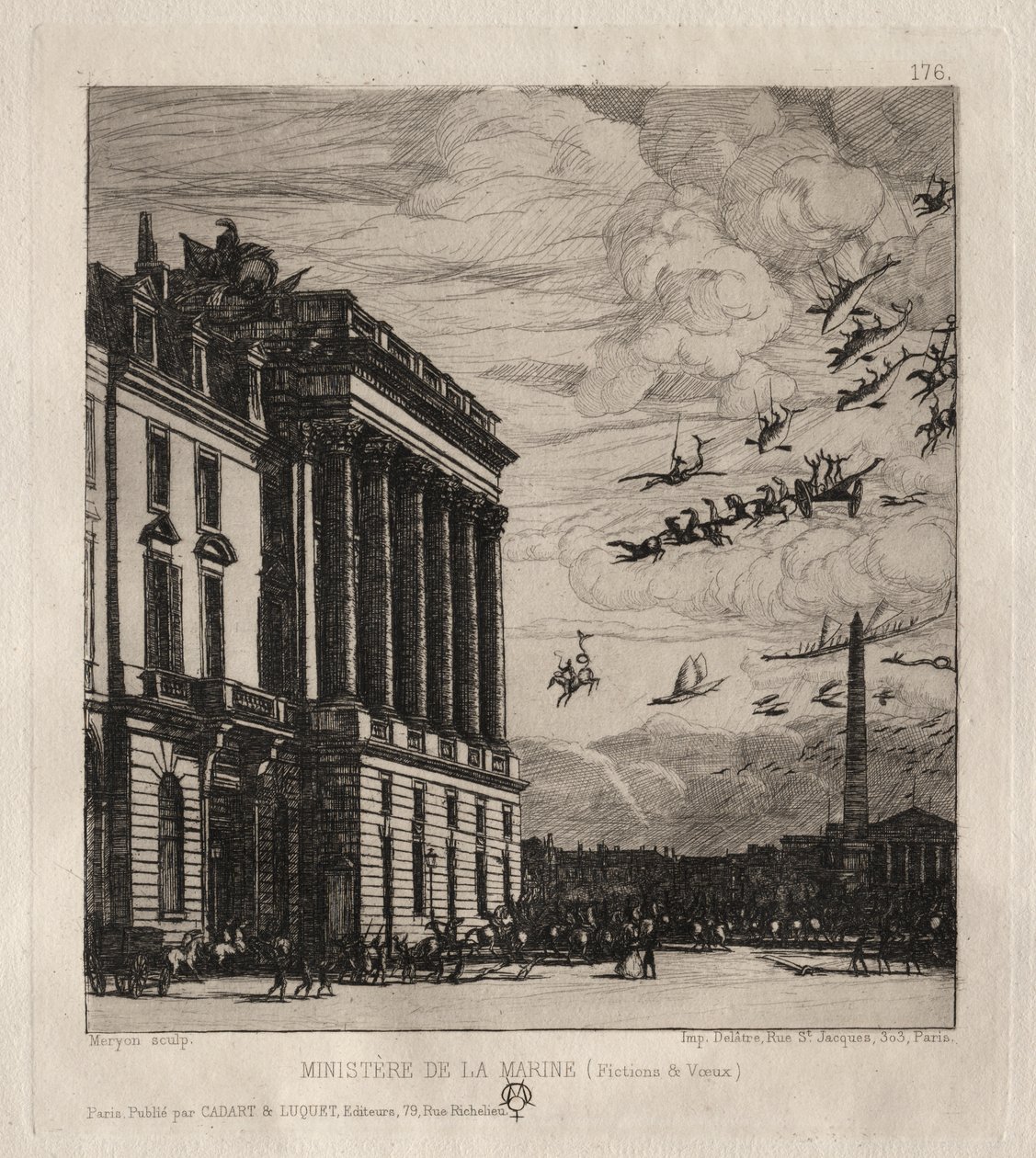 O Almirantado, Paris de Charles Meryon
