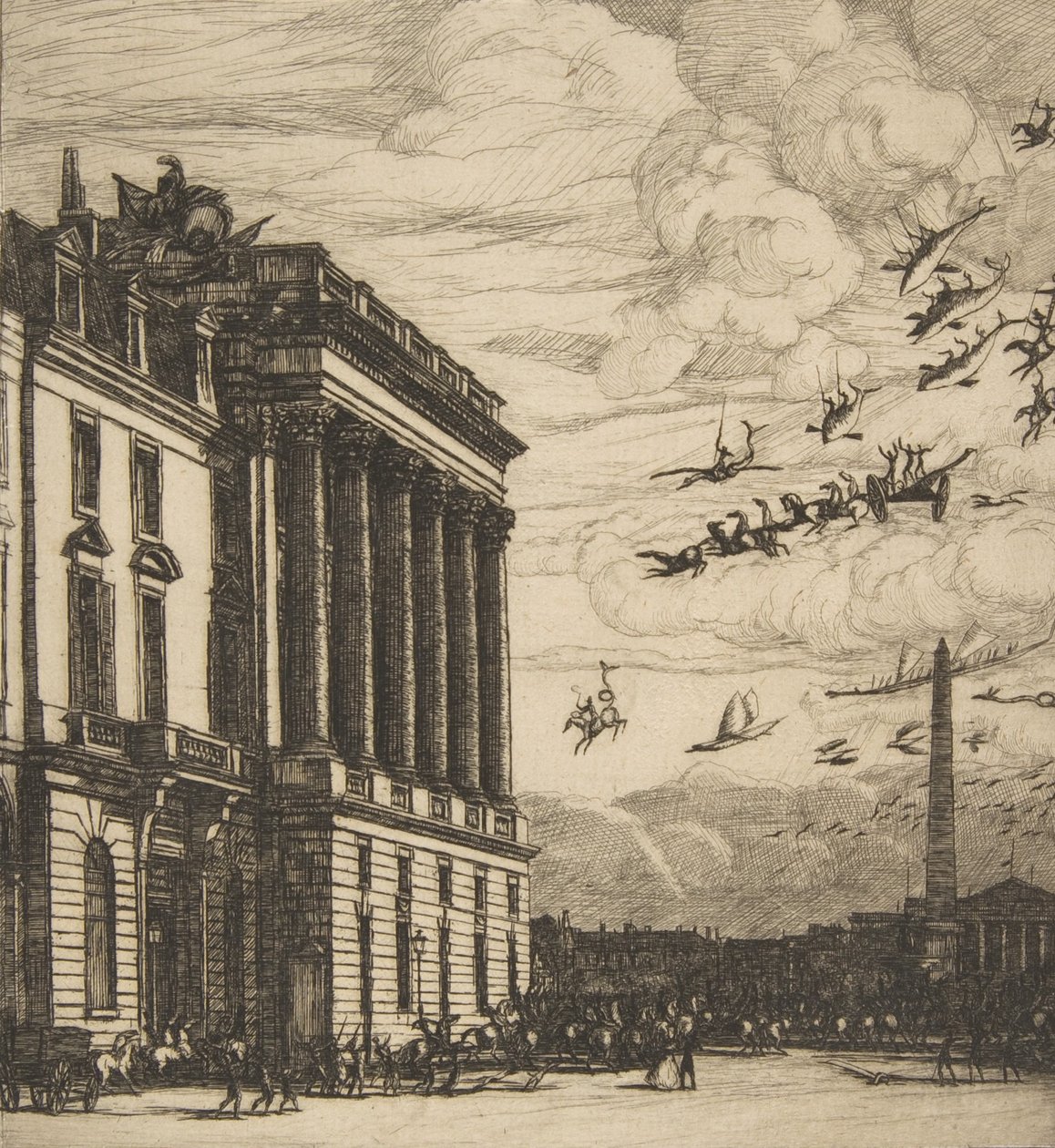 O Almirantado, Paris, 1865. de Charles Meryon